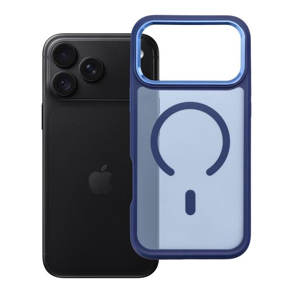 Etui na iPhone 18 Pro Max / 17 Pro Max Forcell F-Protect Smoke Hybrid Premium zgodne z MagSafe granatowe 0INT