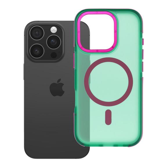 Etui na iPhone 16 Pro Forcell F-Protect Vivid Premium zgodne z MagSafe zielone 0INT