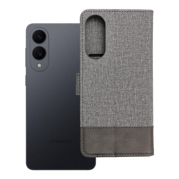 Etui z klapką na Samsung S25 EDGE Gomma Book szare