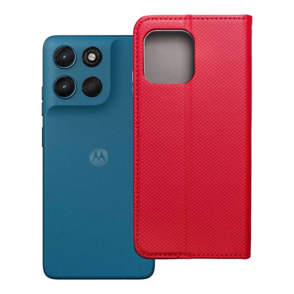 Etui z klapką na Motorola G57 POWER Smart Case Book czerwone