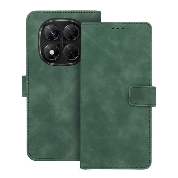 Etui z klapką na Xiaomi Redmi NOTE 14 PRO 4G Tender Book zielone