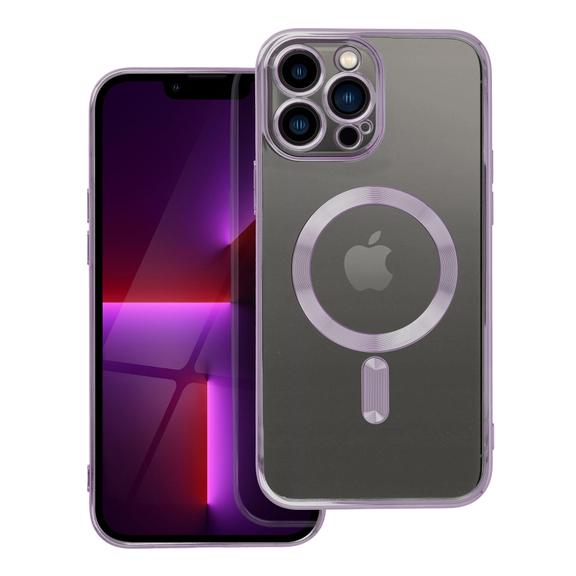 Futerał do iPhone 13 PRO MAX Electro Mag Cover zgodny z MagSafe fioletowy