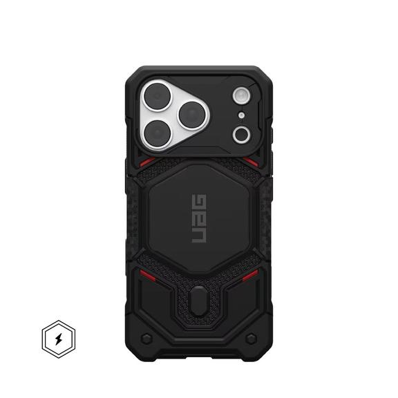 UAG Urban Armor Gear futerał Monach Pro kompatybilny z MagSafe do IPHONE 18 Pro/17 Pro kevlar black
