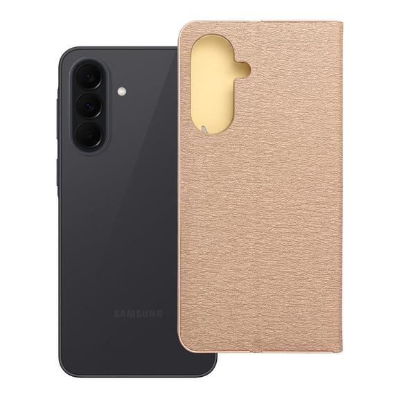 Etui z klapką na Samsung A37 5G Luna Book Gold złote