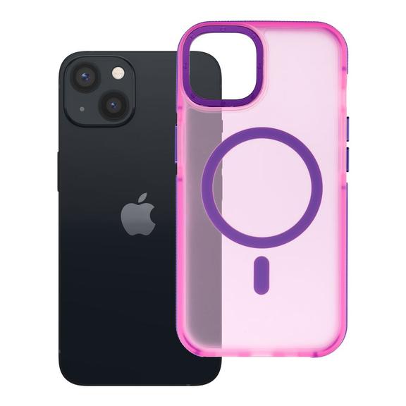 Etui na iPhone 13 / 14 Forcell F-Protect Vivid Premium zgodne z MagSafe różowe 0INT