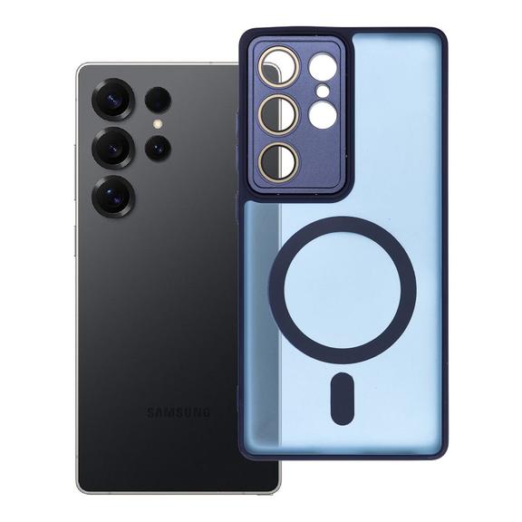 Etui na Samsung S25 ULTRA Variete Mag Cover zgodne z MagSafe granatowe