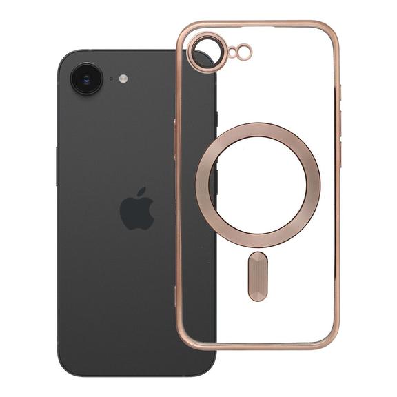 Etui na iPhone SE 2025 Electro Mag Cover zgodne z MagSafe brązowy