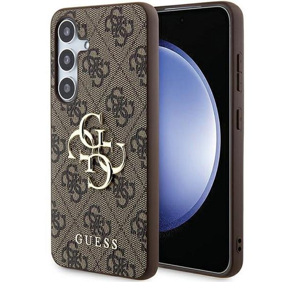 GUESS futerał do SAMSUNG A55 GUHCSA554GMGBR (PU Big 4G Metal Logo) brązowy