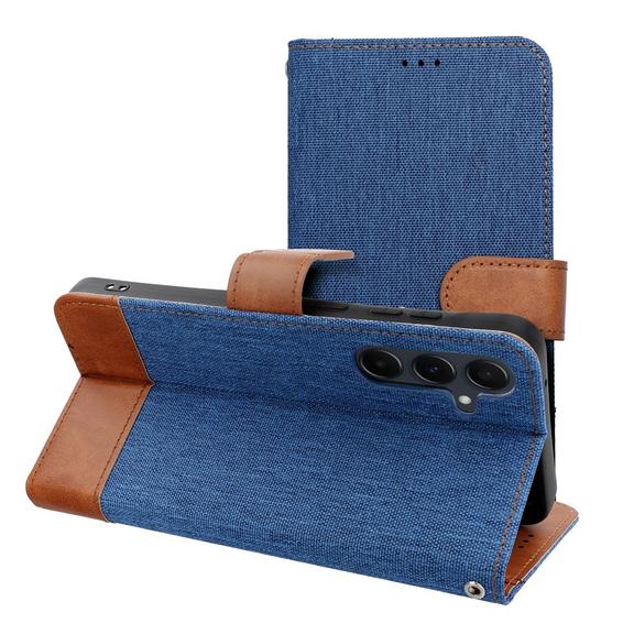 Etui z klapką na Samsung A27 Jeans Book niebieskie
