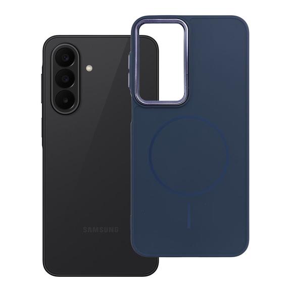 Etui na Samsung A27 Frame Mag Cover zgodne z MagSafe granatowe