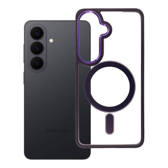 Etui na Samsung S26 Color Edge Mag Cover zgodne z MagSafe fioletowe