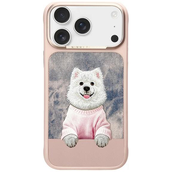 NIMMY futerał GENTLE PETS SERIES DOG kompatybilny z MagSafe do IPHONE 18 Pro Max/17 Pro Max różowy