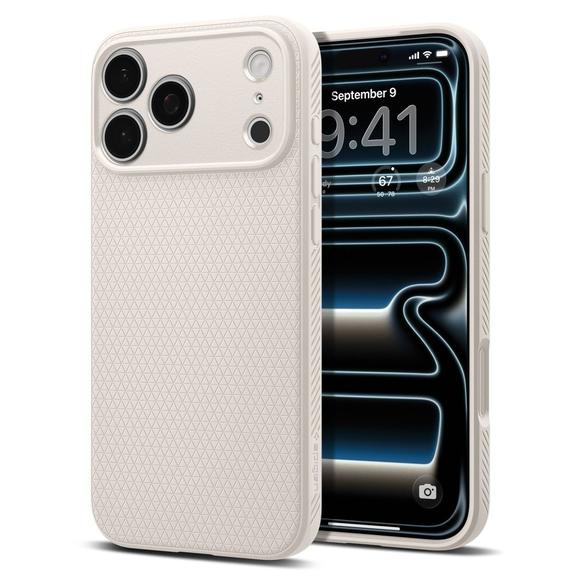 SPIGEN futerał LIQUID AIR do IPHONE 18 Pro Max / 17 Pro Max natural titanium