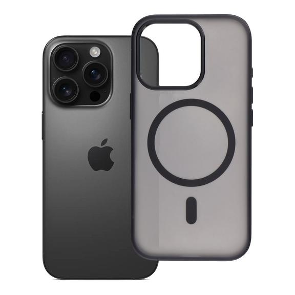 Etui na iPhone 16 PRO Flexline Mag Cover zgodne z MagSafe czarne