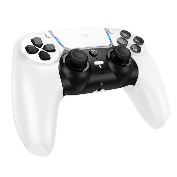 Pad bezprzewodowy do PS5 kompatybilny z grami PS5/PS4 Hoco GA32 biały