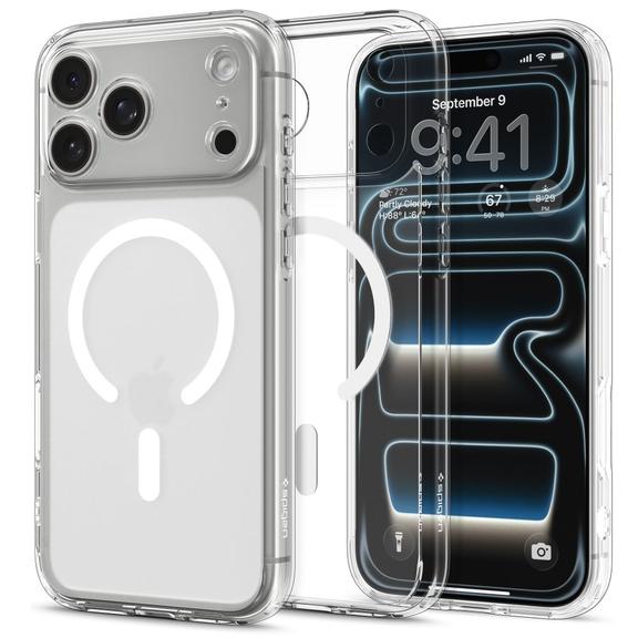 SPIGEN futerał ULTRA HYBRID MAG MAGSAFE IPHONE 17 PRO FROST WHITE