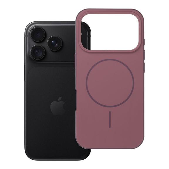 Etui na iPhone 18 Pro / 17 Pro Forcell F-Protect Chromatic Premium zgodne z MagSafe dark cherry 0INT