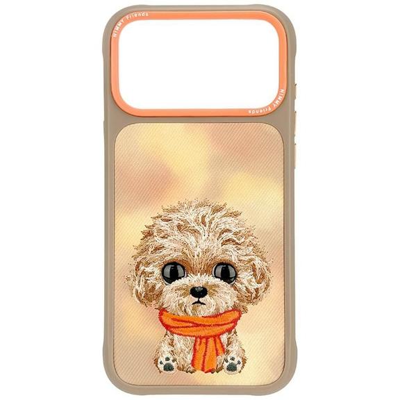NIMMY futerał BIG EYED TEDDY POODLE do IPHONE 18 Pro/17 Pro brązowy