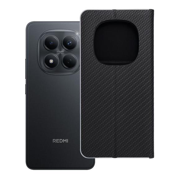 Etui z klapką na Xiaomi Redmi NOTE 15 PRO 5G Luna Book Carbon czarne