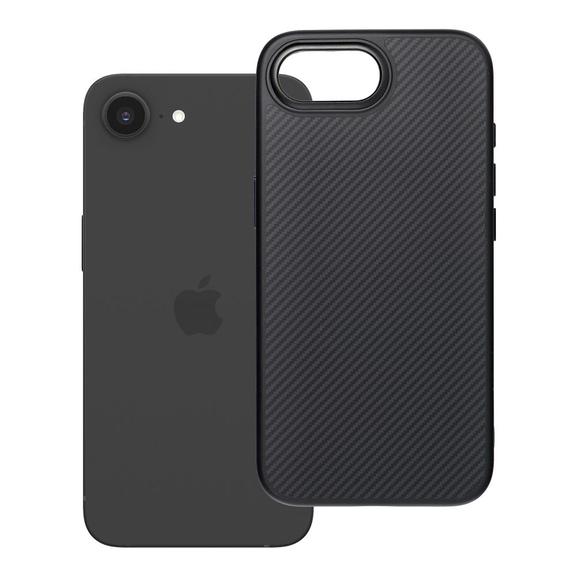 Etui na iPhone 16e (SE 4 2025) / 17e Carbon Elite Mag Cover zgodny z MagSafe czarny
