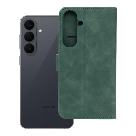 Etui z klapką na Samsung S26 FE Tender Book zielone