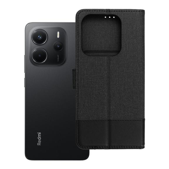 Etui z klapką na Xiaomi Redmi Note 14 5G Gomma Book czarne