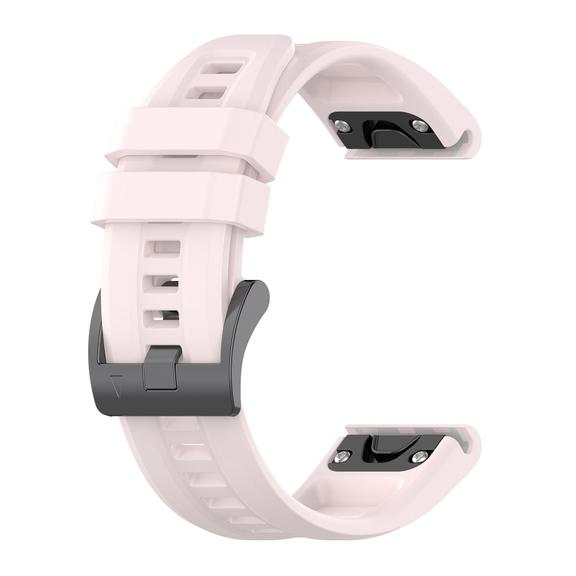 Pasek silikonowy do GARMIN FENIX 3 / 3HR / 5X / 6X / 6X Pro / 7X / 7X Pro róż (3)