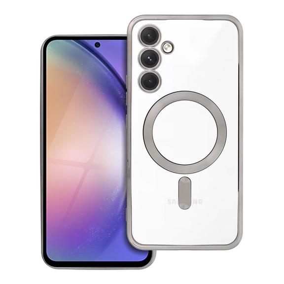 Futerał do Samsung A54 Electro Mag Cover zgodny z MagSafe tytanowy szary