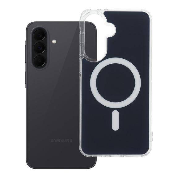 Etui na Samsung A37 Clear Fusion Mag Cover zgodne z MagSafe granatowe