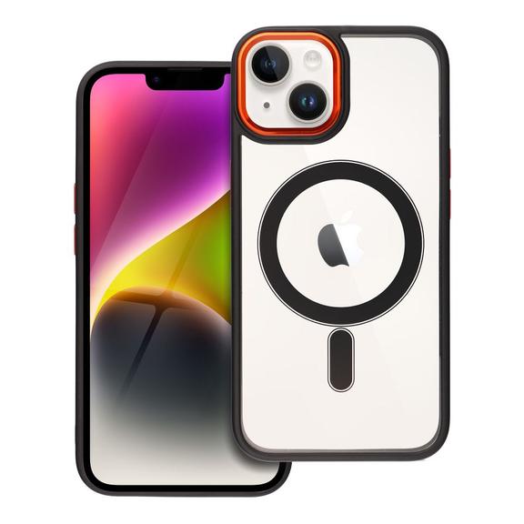 Etui na iPhone 14 Color Edge Mag Cover zgodne z MagSafe czarno złote
