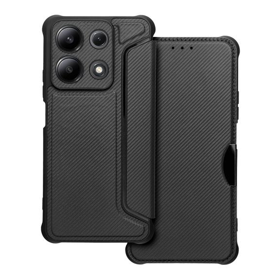 Etui z klapką na Xiaomi Redmi NOTE 13 4G Razor Book czarne