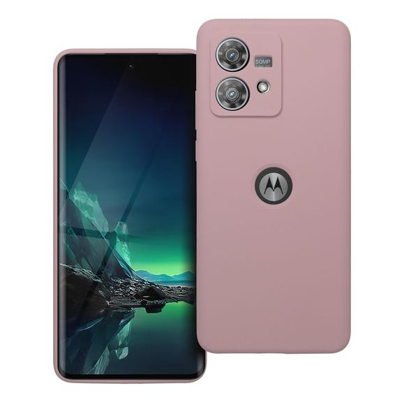Etui na Motorola EDGE 40 NEO Silicone 2mm (camera protection) pudrowy róż