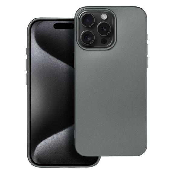 Futerał do iPhone 15 PRO MAX Metallic szary