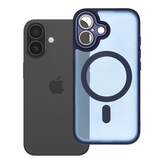 Etui na iPhone 16 Variete Mag Cover zgodne z MagSafe granatowe