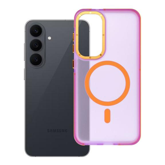Etui na Samsung S26 FE Forcell F-Protect Vivid Premium zgodne z MagSafe fioletowe 0INT