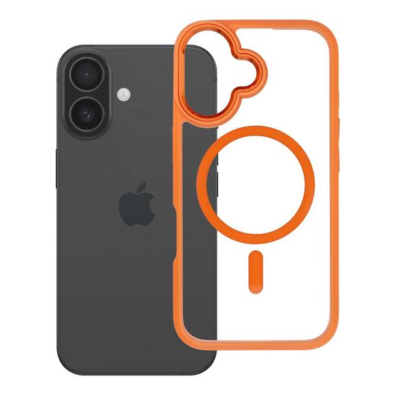 ROAR futerał MAG BUMPER kompatybilny z MagSafe do IPHONE 16 pomarańczowy