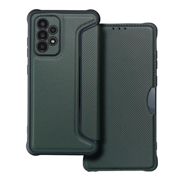 Etui z klapką na Samsung A33 5G Razor Book ciemnozielone