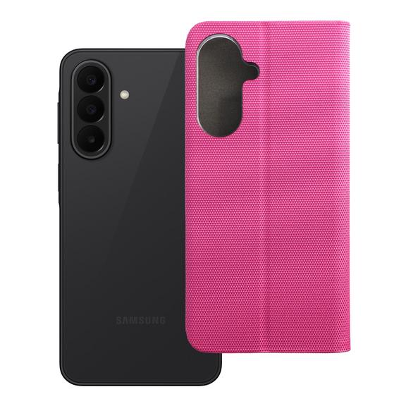 Etui z klapką na Samsung A27 Sensitive Book różowe