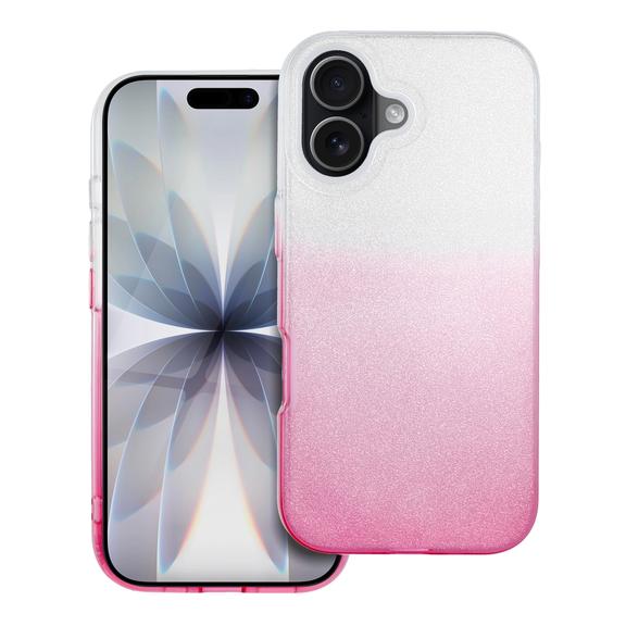 Futerał do iPhone 17 Shining do iPhone 17 transparentny różowy