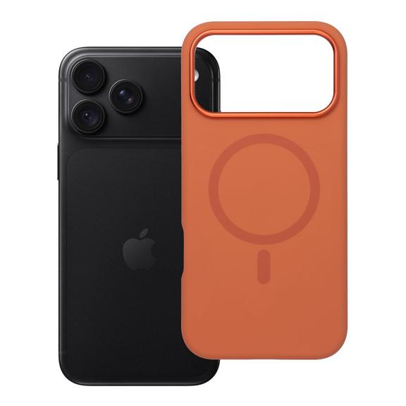 Etui na iPhone 18 Pro Max / 17 Pro Max Forcell F-Protect Elan Premium zgodne z MagSafe orange 0INT
