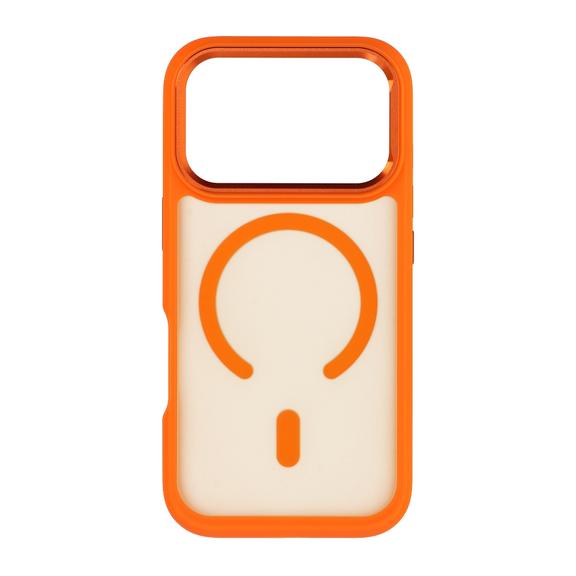 Etui na iPhone 17 Pro / 18 Pro Forcell F-Protect Smoke Hybrid Premium zgodne z MagSafe orange 0INT