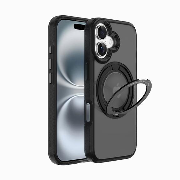 Etui X-ONE Dropguard 2S (stand edition) kompatybilny z MagSafe do iPhone 17 czarne 0INT