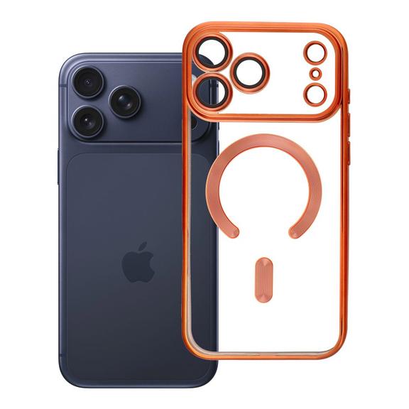 Etui na iPhone 17 Pro Max / 18 Pro Max (low camera edge) Electro Mag Cover zgodne z MagSafe orange