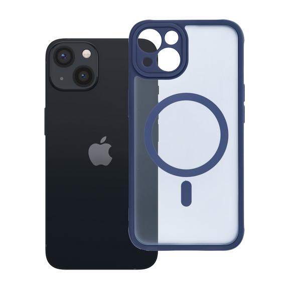 Etui na iPhone 13 Full Matte Mag Cover zgodne z MagSafe niebieskie