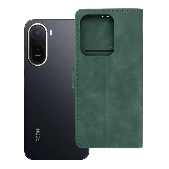 Etui z klapką na Xiaomi Redmi A7 PRO Tender Book zielone