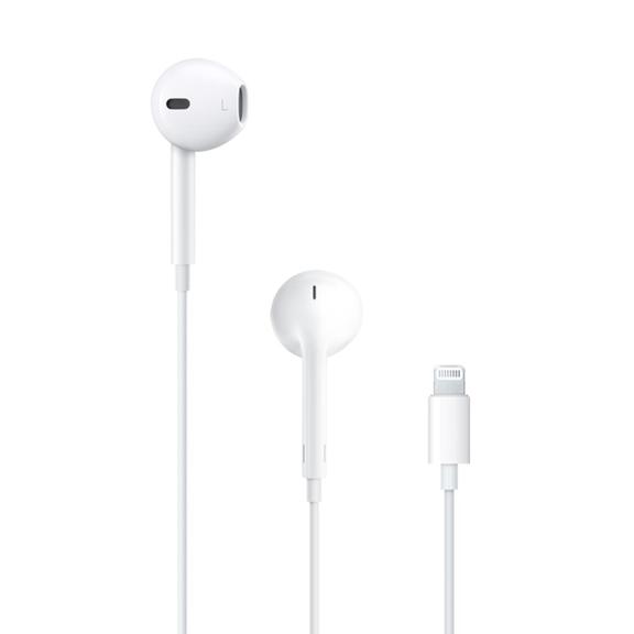 Oryginalne Słuchawki przewodowe douszne Apple A1748 EarPods MWTY3ZM/A Lightning blister białe