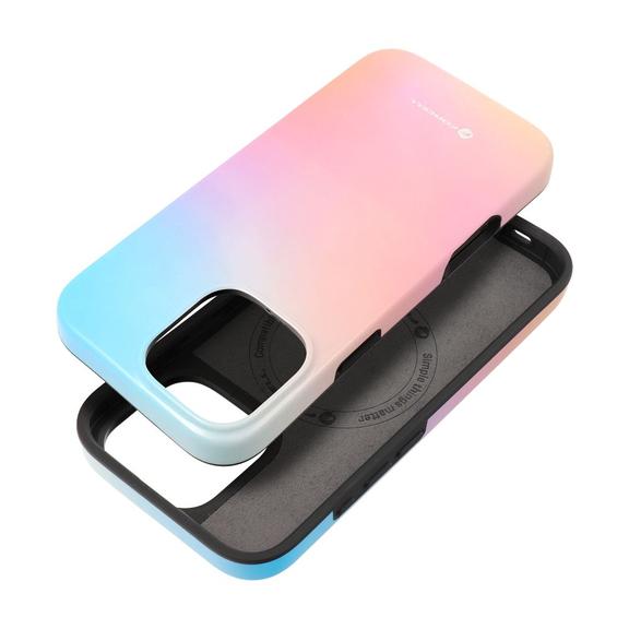 Etui na iPhone 16 PRO MAX Forcell F-Protect Mirage zgodne z MagSafe Military Drop-Test pinky blue