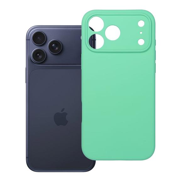 Futerał do iPhone 17 PRO MAX Silicone 2mm zgodny z MagSafe miętowy