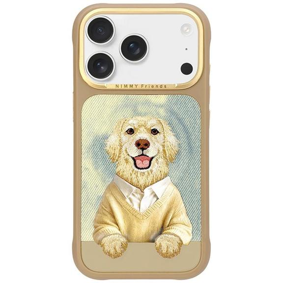 NIMMY futerał GENTLE PETS SERIES DOG kompatybilny z MagSafe do IPHONE 18 Pro Max/17 Pro Max brązowy