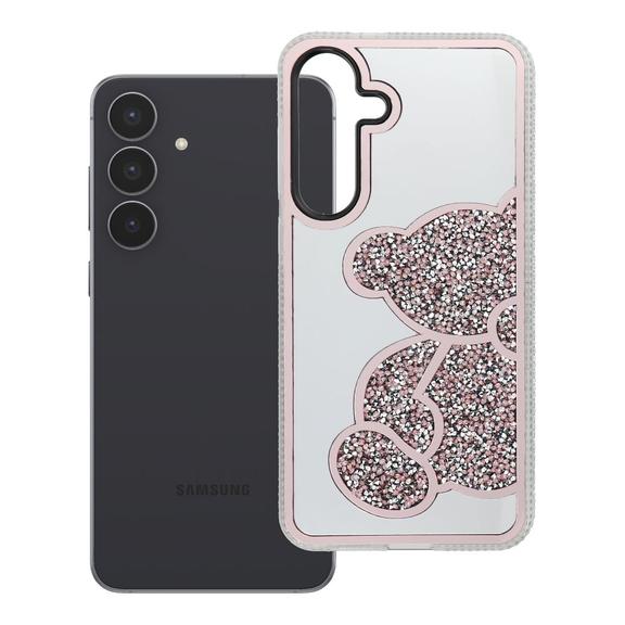 Futerał do Samsung S25 FE Teddy Bear różowy